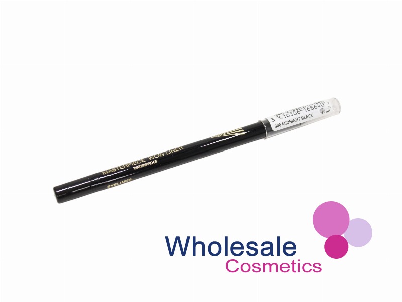 12 x Max Factor Masterpiece Wow Eyeliner Pencil - 300 MIDNIGHT BLACK